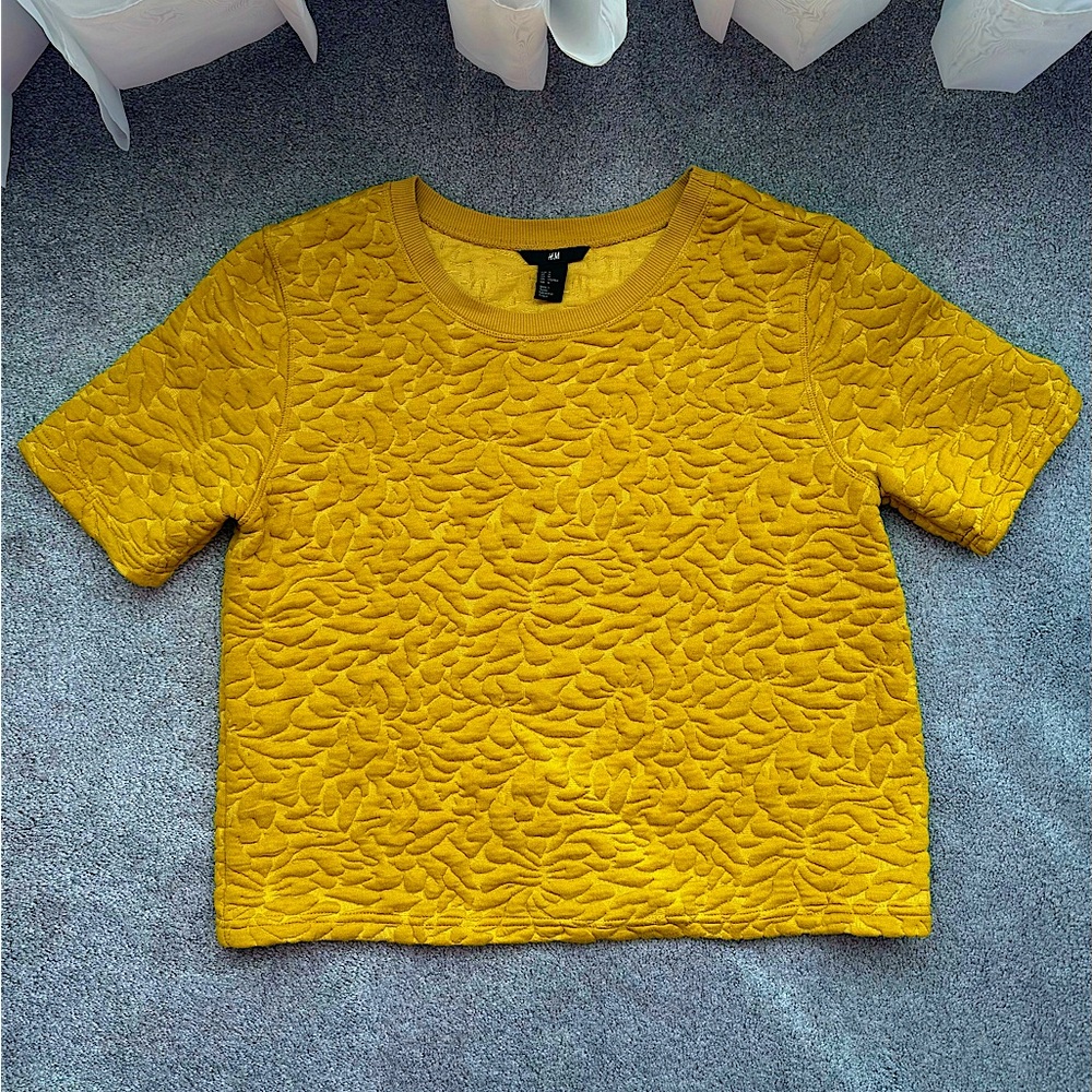 H&M embossed box T, relaxed fit